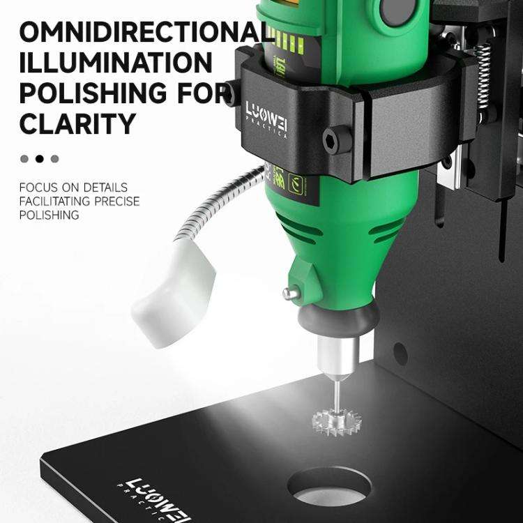LUOWEI LW-305Pro Multifunctional Screen IC & Camera Outer Iron Ring Grinding Platform with Linear...