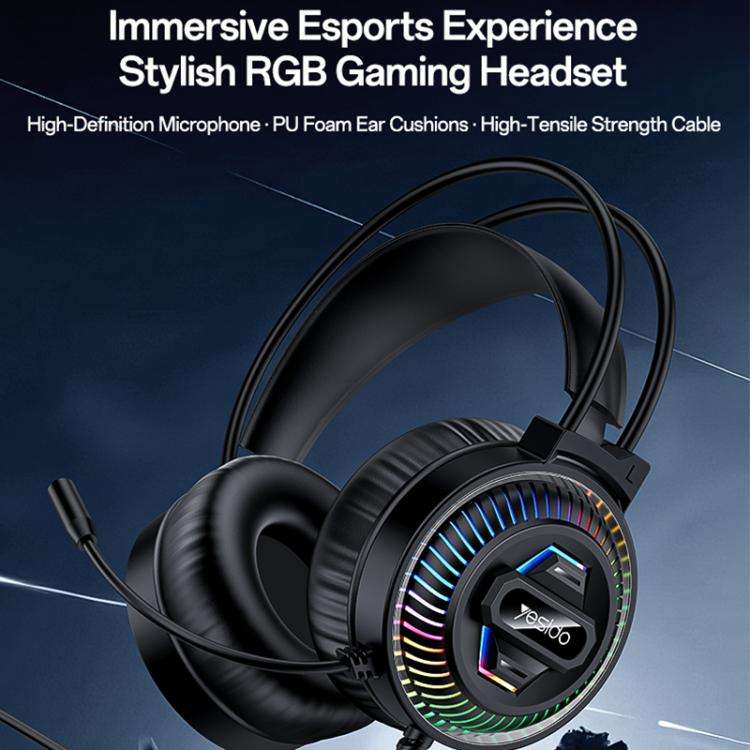 Yesido EK06 RGB Wired E-sports Gaming Headset