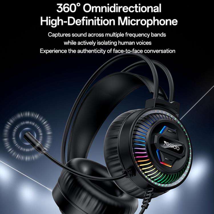 Yesido EK06 RGB Wired E-sports Gaming Headset