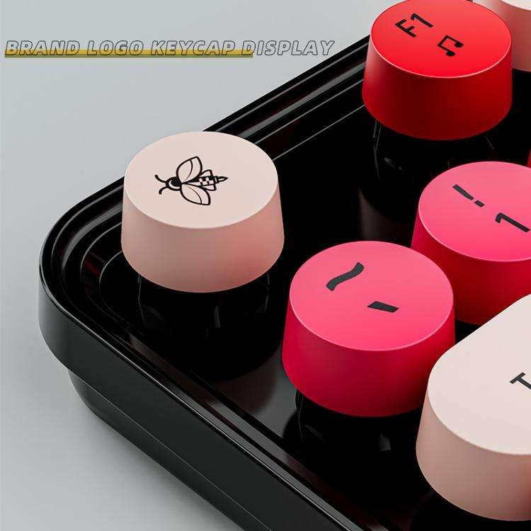 SHIPADOO EF128 2.4G 4800 DPI Wireless Keyboard Mouse Set, Color Mixing Series