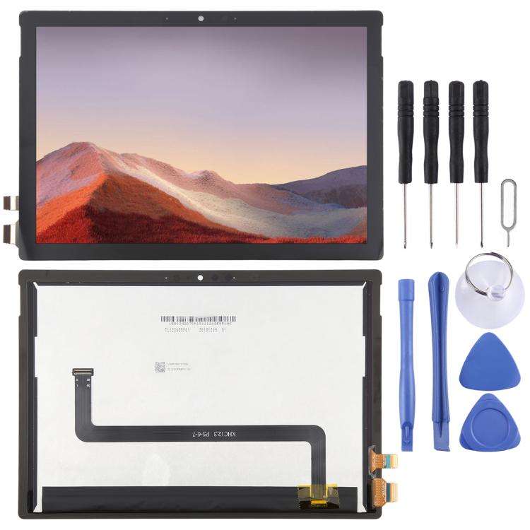 OEM LCD Screen Digitizer Full Assembly with LCD Flex Cable, For Microsoft Surface Pro 7+ 1960, Fo...