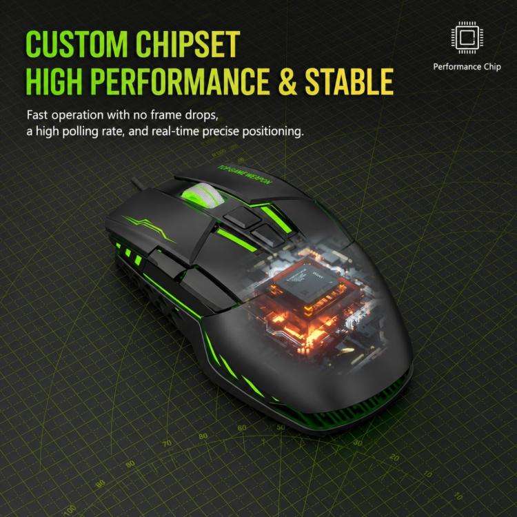 SHIPADOO G7 7D 8800DPI Gaming Colorful USB Wired Mouse