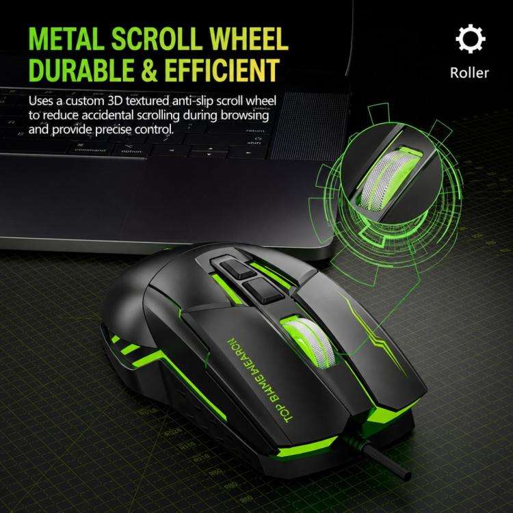 SHIPADOO G7 7D 8800DPI Gaming Colorful USB Wired Mouse