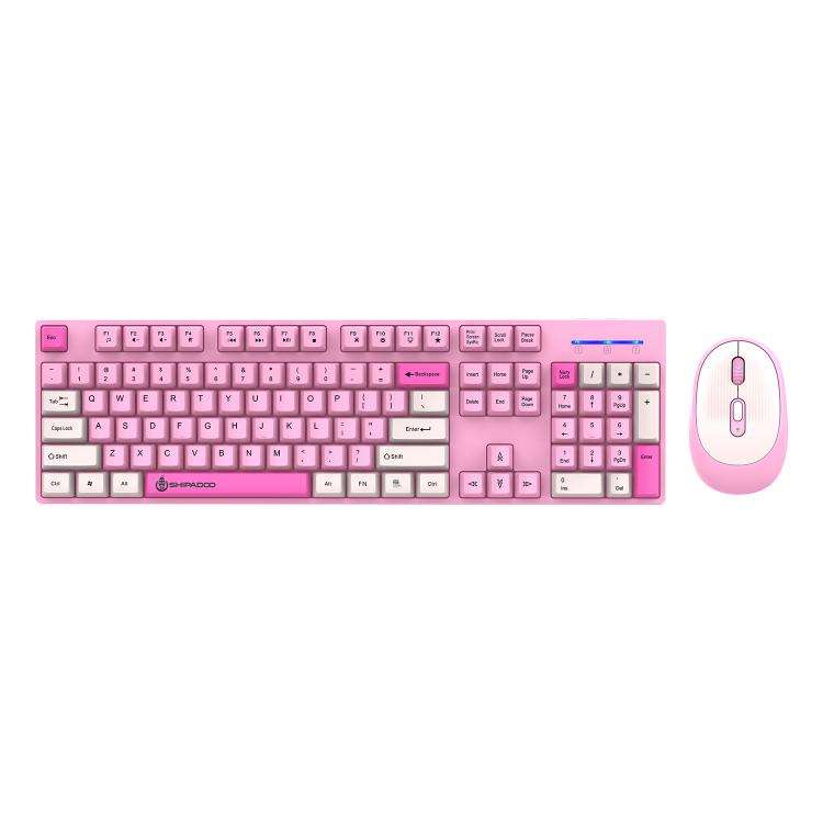 SHIPADOO W1060 2.4G 1600 DPI Wireless Keyboard Mouse Set