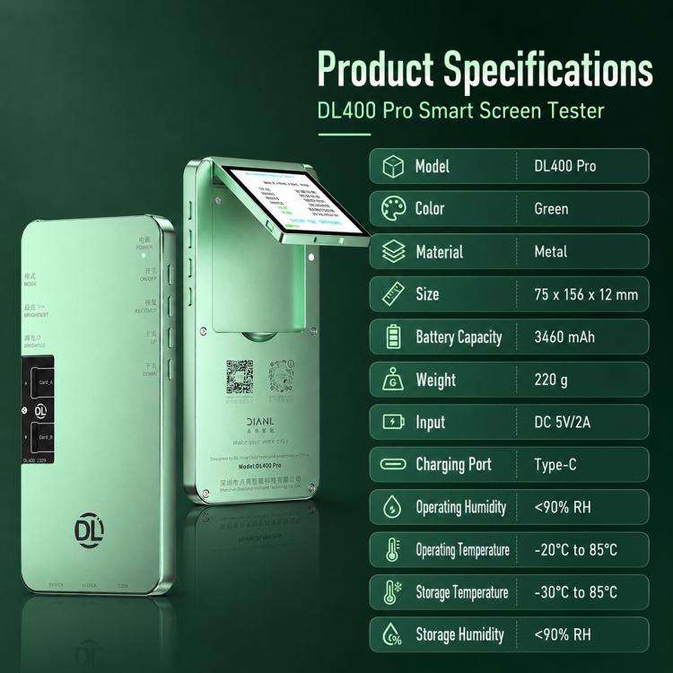 DL400 Pro iTestBox Display Touch Multi-Function Tester, DL400 Pro Host