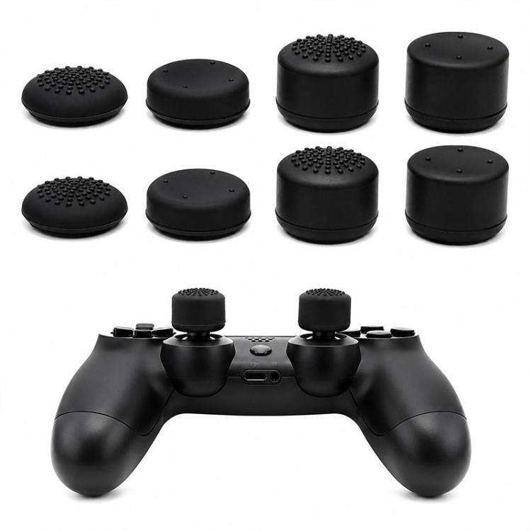 XDcase 8pcs Silicone Anti-Slip Joystick Cap Stackable Cover for PS5 / Switch Pro / Xbox 360 Gamepad