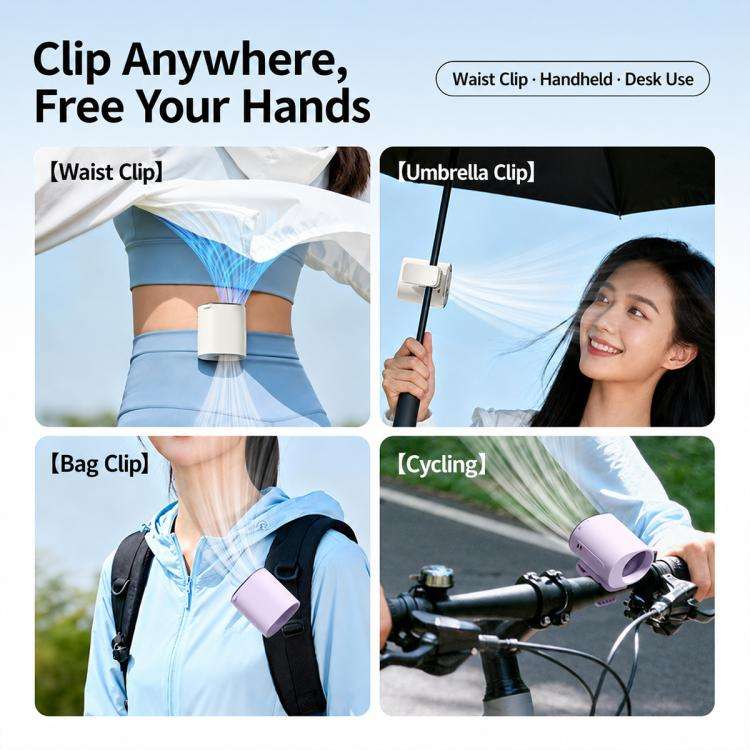 Y32 Portable Semiconductor Cooling Electric Fan with Clip