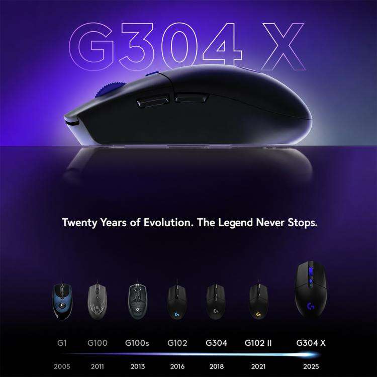 Logitech G304 X LIGHTSPEED Wireless Gaming Mouse