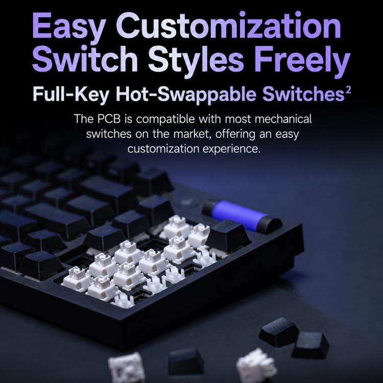 Logitech G316 8K Custom Mechanical Gaming Keyboard Esports Edition with Linear Switches, Linear S...