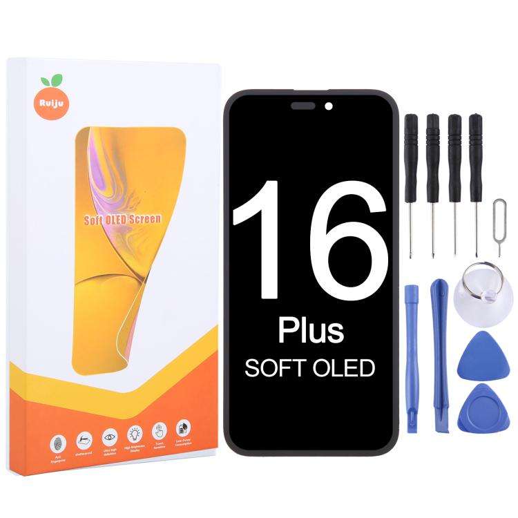 RJ Soft OLED Screen, For iPhone 17 Pro Max, For iPhone 17 Pro, For iPhone 17, For iPhone 16 Pro M...