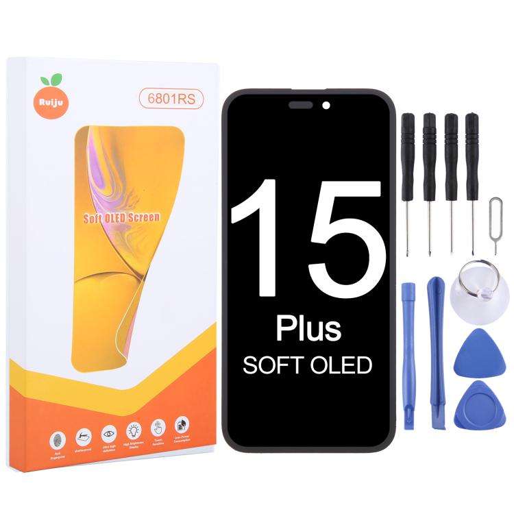 RJ Soft OLED Screen, For iPhone 17 Pro Max, For iPhone 17 Pro, For iPhone 17, For iPhone 16 Pro M...