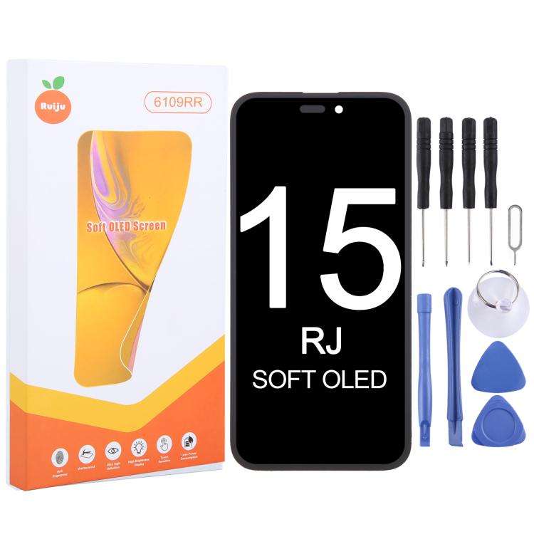 RJ Soft OLED Screen, For iPhone 17 Pro Max, For iPhone 17 Pro, For iPhone 17, For iPhone 16 Pro M...