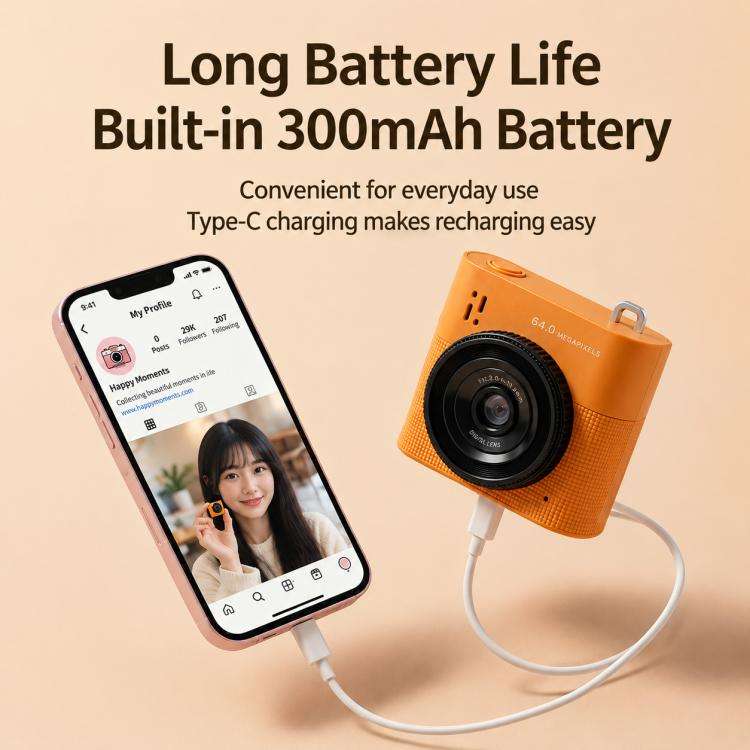 S5 6400PX 1.4 inch LCD HD Digital Mini Thumb Pocket Camera