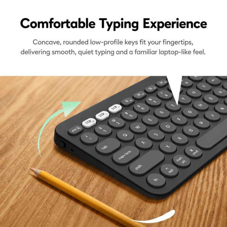 Logitech K390 Ultra-thin Portable Wireless Bluetooth Keyboard