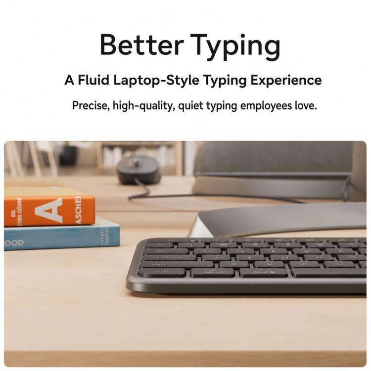 Logitech MK620 Signature Slim Wired Keyboard and Wired Mouse Combo for Business
