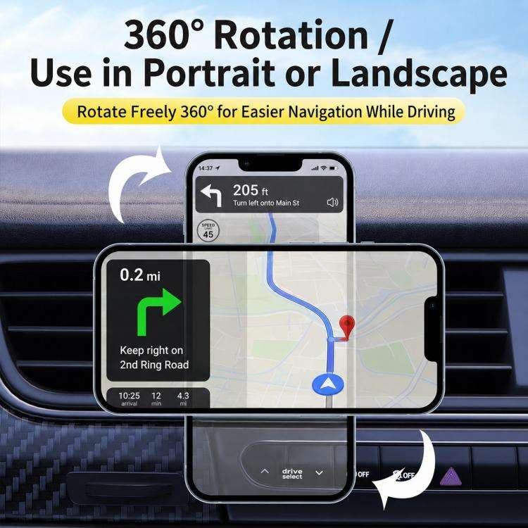 T1S Magnetic Cooling Wireless Fast Charger Car Air Outlet Holder