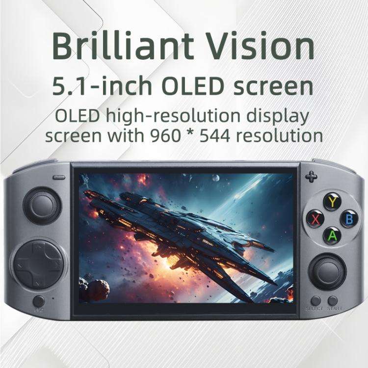 09 Ultra 5.1-inch HD OLED Handheld Game Console Supports Two-Player Battles, 64G, 128G