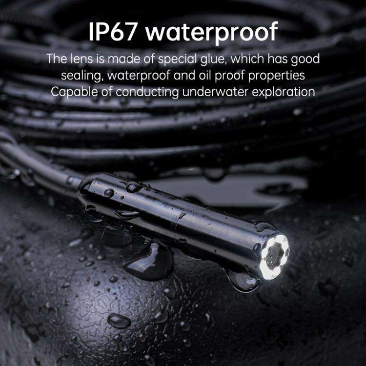 S11 5 inch IPS HD Screen 8mm Industry Digital Endoscope, 1m Hard Cable Single-lens, 5m Hard Cable...