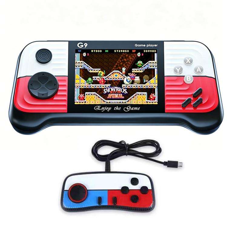 G9 3.0 inch Screen Portable Retro Handheld Video Game Console Built-in 600 Games, Single, Double,...