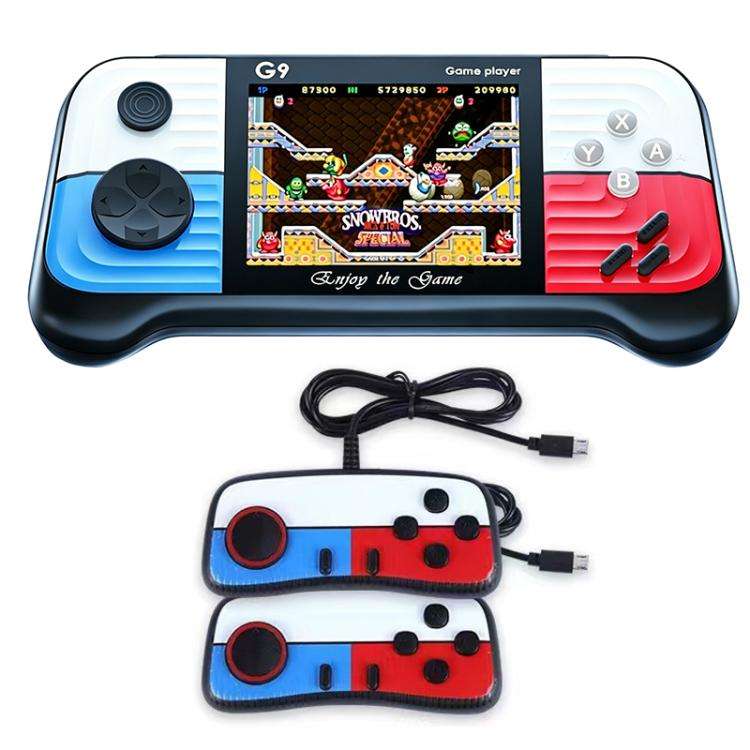 G9 3.0 inch Screen Portable Retro Handheld Video Game Console Built-in 600 Games, Single, Double,...