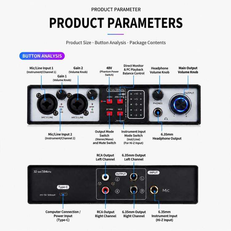 UR22MK Multi-function Professional Mixer External Live Streaming Sound Card, UR22MK