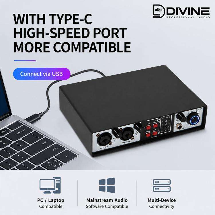 UR22MK Multi-function Professional Mixer External Live Streaming Sound Card, UR22MK