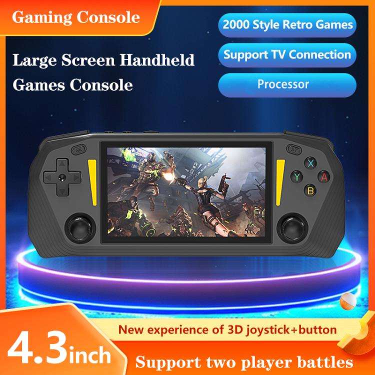 G33 4.3-inch IPS OLED Handheld Game Console Supports Two-Player Battles, 64G