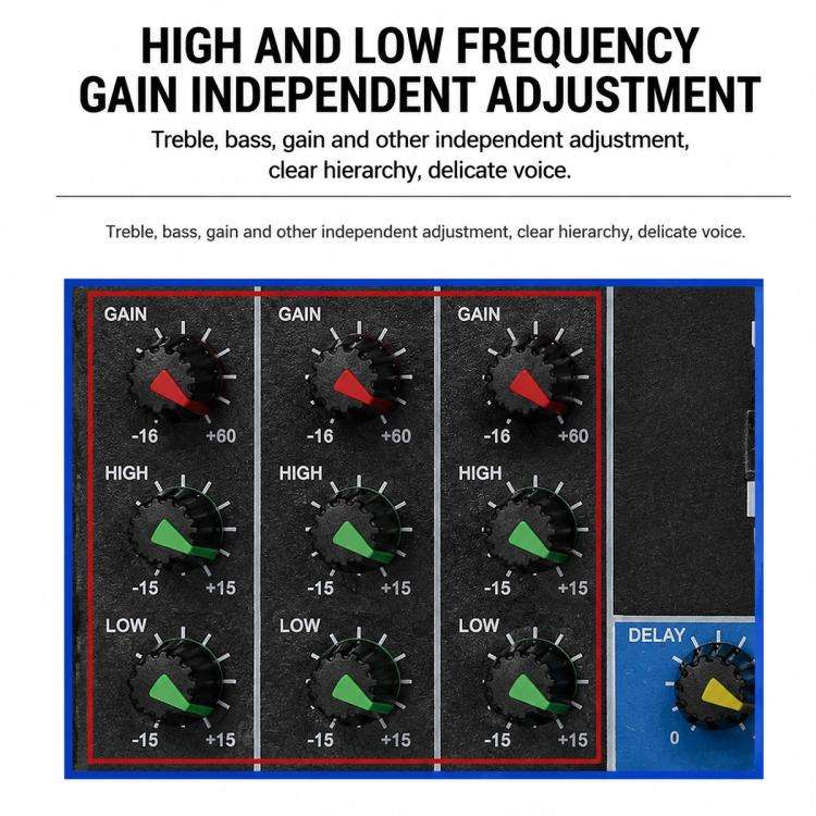 F-4A Multi-function Professional 4-way Recording Mixer Bluetooth Live Streaming Sound Card, EU Pl...