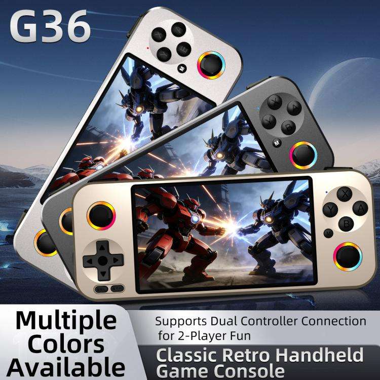 G36 4.5-inch IPS OLED Handheld Game Console Supports 23+ Emulators, 16G