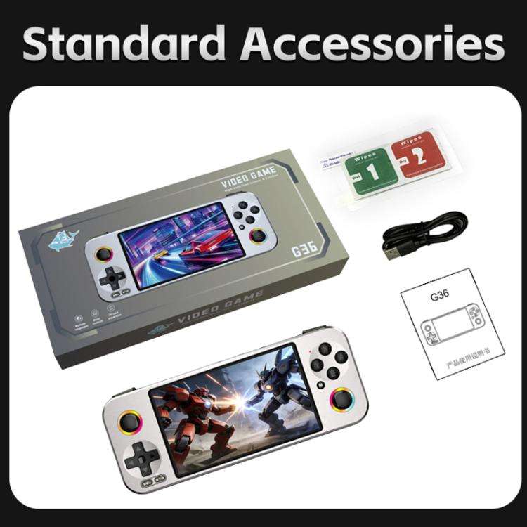 G36 4.5-inch IPS OLED Handheld Game Console Supports 23+ Emulators, 16G