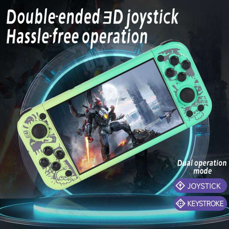 G50V 5-inch True-color Handheld Game Console Supports 19+ Emulators, 64G
