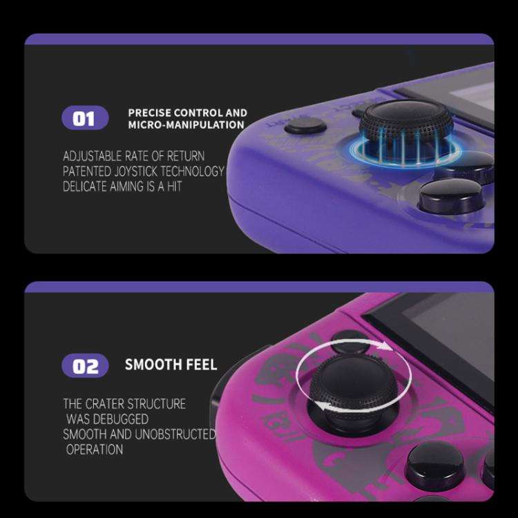 G50V 5-inch True-color Handheld Game Console Supports 19+ Emulators, 64G