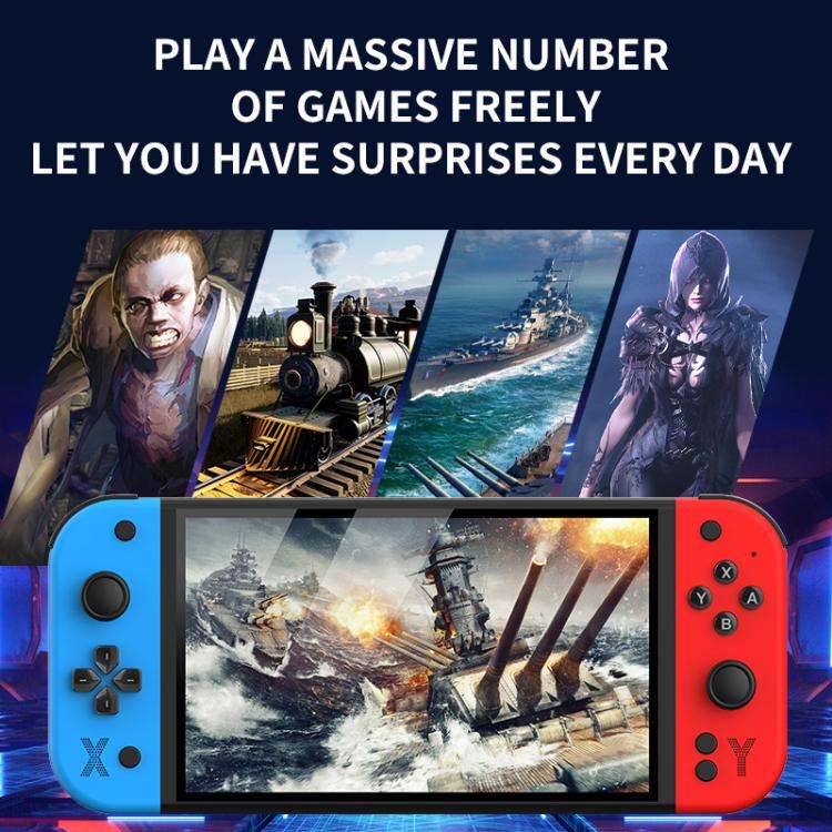 G90 7-inch IPS HD Handheld Game Console Supports 30+ Emulators, 64G