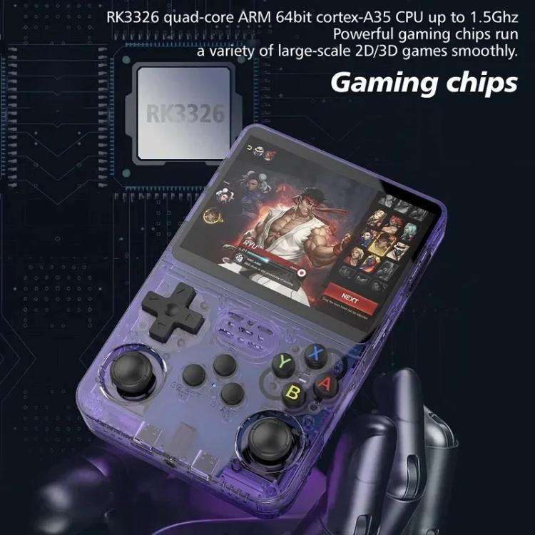 R36 HD 3.5-inch IPS HD Handheld Retro Game Console Supports 20+ Emulators, 16G
