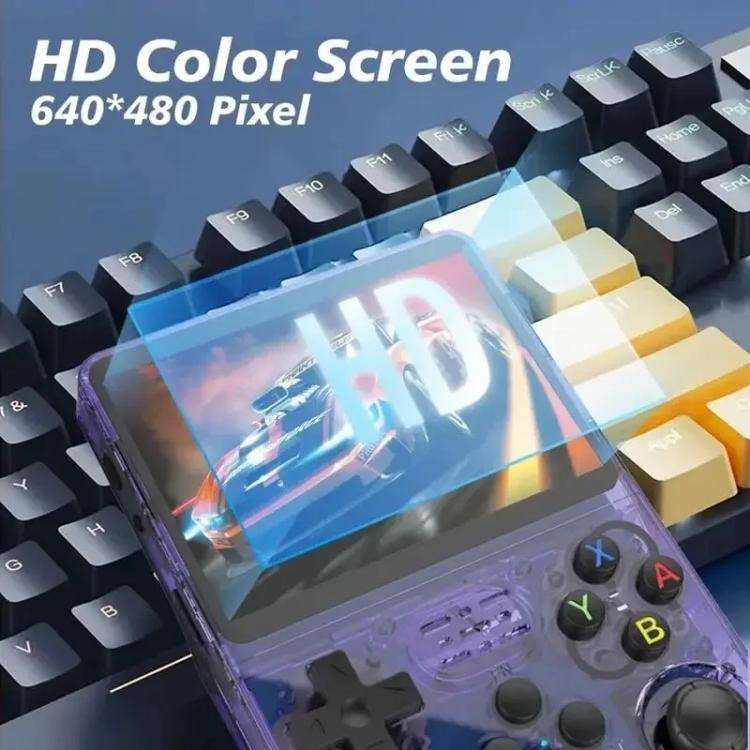 R36 HD 3.5-inch IPS HD Handheld Retro Game Console Supports 20+ Emulators, 16G