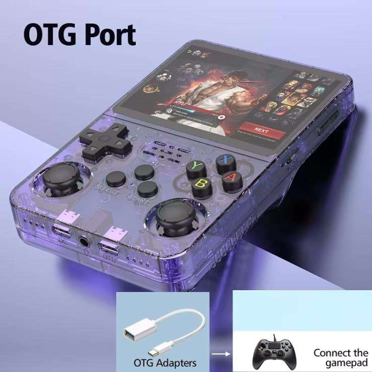 R36 HD 3.5-inch IPS HD Handheld Retro Game Console Supports 20+ Emulators, 16G