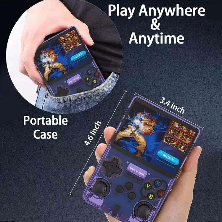 R36 HD 3.5-inch IPS HD Handheld Retro Game Console Supports 20+ Emulators, 16G