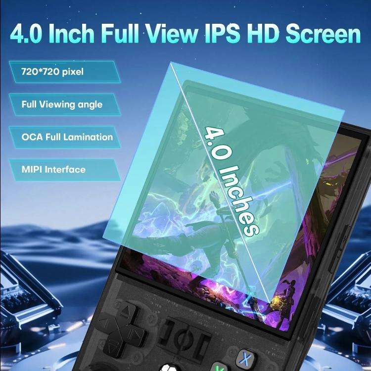 R36 MAX 4-inch IPS HD Handheld Retro Game Console Built-in 18,000+ Games, 64G