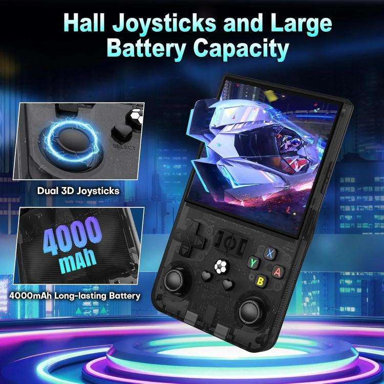 R36 MAX 4-inch IPS HD Handheld Retro Game Console Built-in 18,000+ Games, 64G