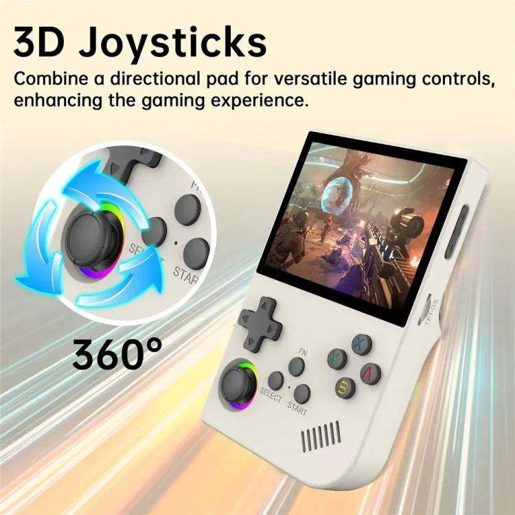 XGB36 3.5-inch IPS HD Handheld Retro Game Console Supports 30+ Emulators, 64G