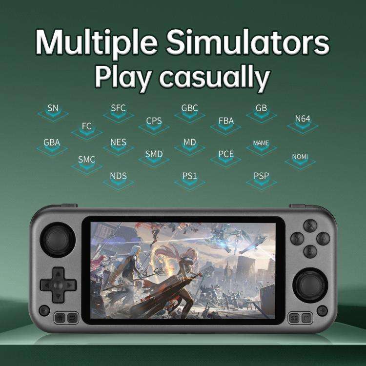 RG3566 5-inch IPS HD Touch Screen Android OS Open Source Handheld Game Console, 64G