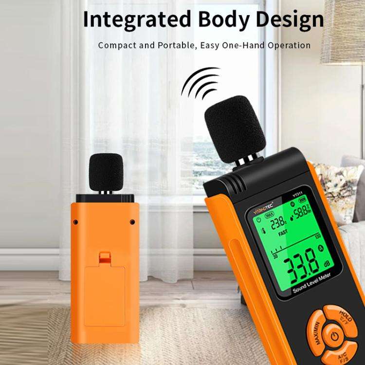 YT311 High Precision Digital Sound Level Meter Support Temperature and Humidity Measurement