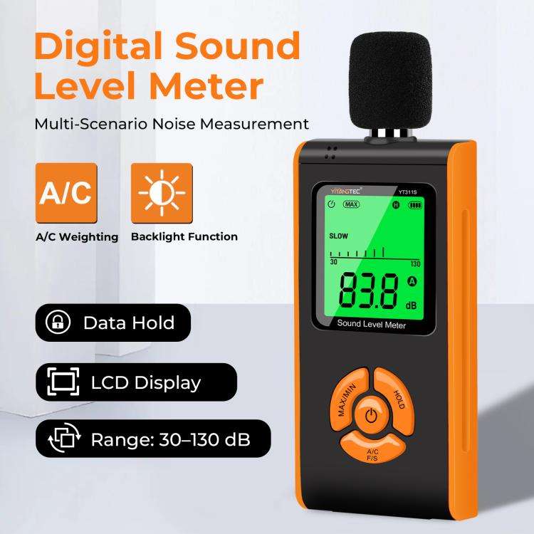 YT311S High Precision Digital Sound Level Meter, Measurement Range: 30130dB, YT311S