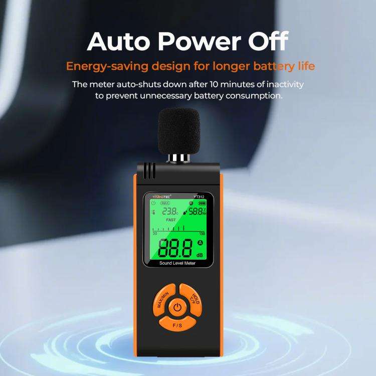 YT312 High Precision Digital Sound Level Meter Support Temperature and Humidity Measurement