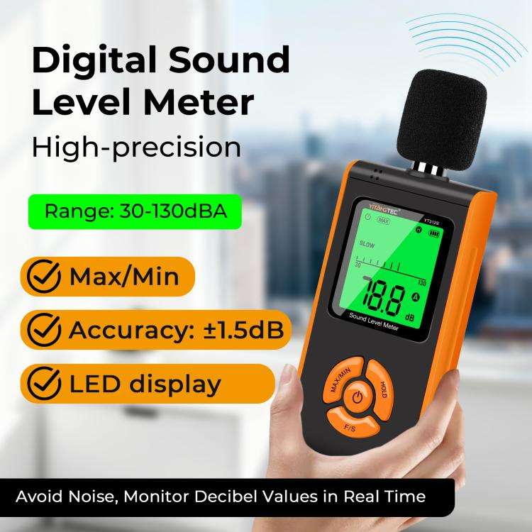 YT312S High Precision Digital Sound Level Meter, Measurement Range: 30130dB, YT312S