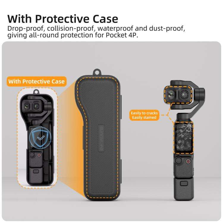 Sunnylife Gimbal Camera Protector with Lanyard Shock-proof Protective Cover Storage Box, For DJI ...