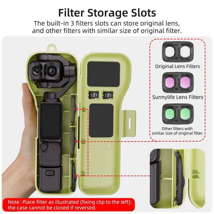 Sunnylife Gimbal Camera Protector with Lanyard Shock-proof Protective Cover Storage Box, For DJI ...