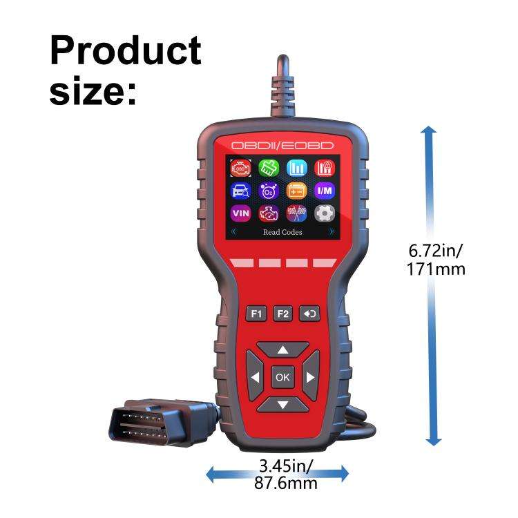 K2 Car OBDII Diagnostic Tool Smart Engine Fault Detector HUD, K2
