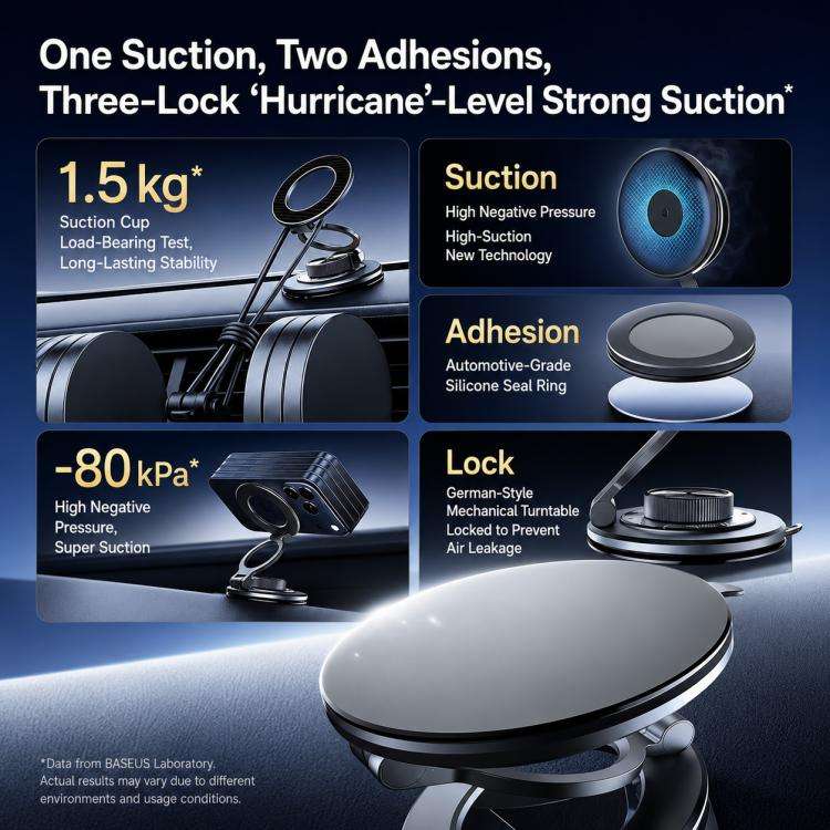 P7 360-Degree Rotating Ring Carbon Fiber Texture Alloy Magnetic Phone Holder