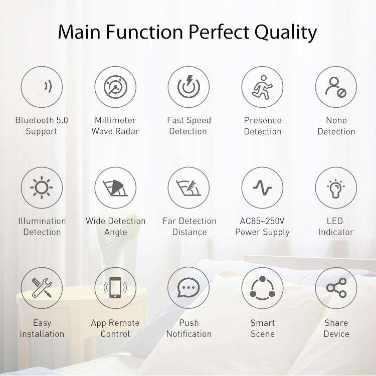 NEO NAS-PS10W WiFi Human Presence Sensor Pro Ceiling Mounting